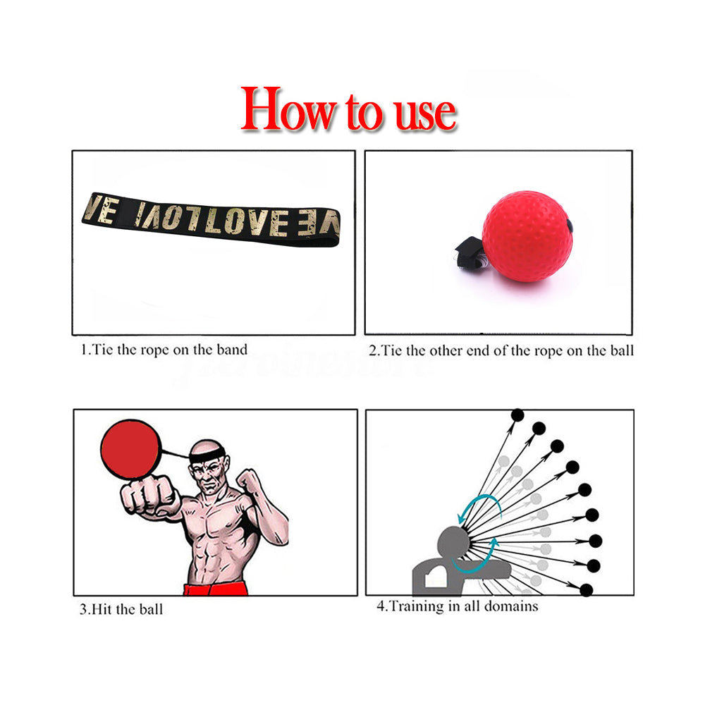 Boxing Head Band Ball| Best Reflex Ball for Boxing | Ball Reflex Boxing Kit