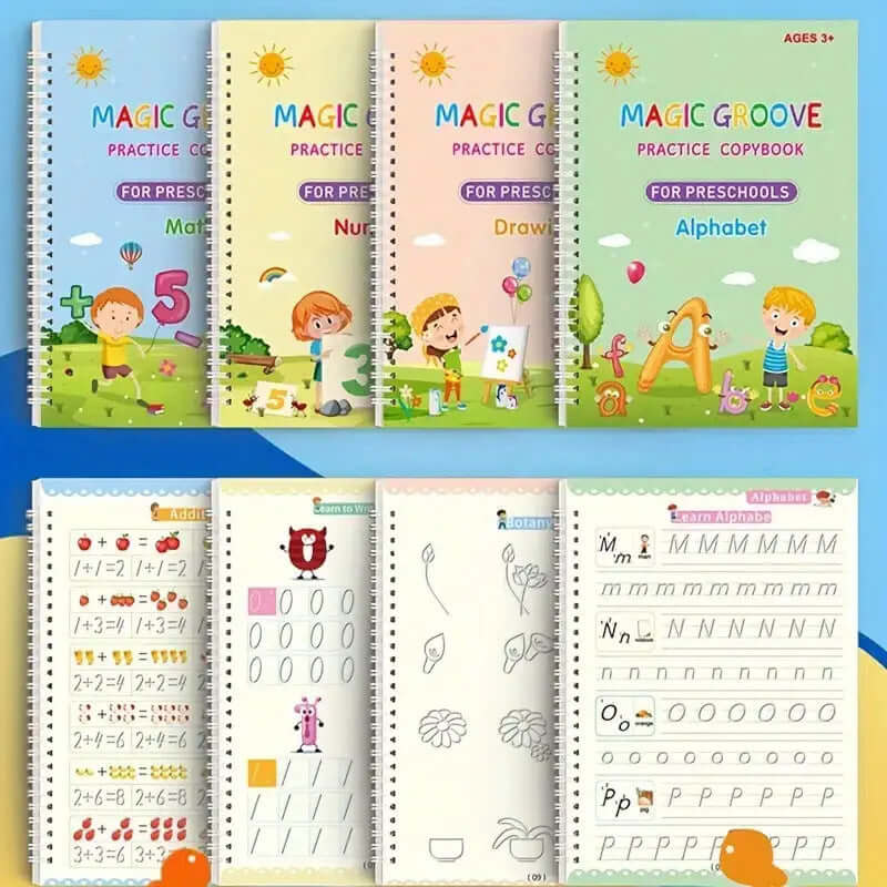 kids writing practice books/hand learning writing books for 3-6yrs old